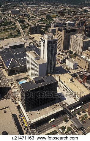 aerial, Cincinnati, OH, Ohio, Aerial view of downtown Cincinnati from Carew Tower Observatory. View Large Photo Image Stock Image - aerial, Cincinnati, OH, Ohio, Aerial view of downtown Cincinnati from Carew Tower Observatory.. Fotosearch