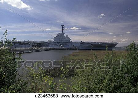 aircraft carrier, Charleston, Mount Pleasant, South Carolina, SC, USS Yorktown at docked Patriot's Point Naval and Maritime Museum in Mount Pleasant. View Large Photo Image Stock Photo - aircraft carrier, Charleston, Mount Pleasant, South Carolina, SC, USS Yorktown at docked Patriot's Point Naval and Maritime Museum in Mount Pleasant.. Fotosearch