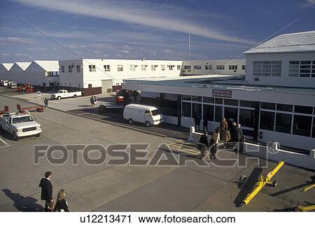 Stock Image -  airport, Bermuda, Bermuda International Airport in St. George's Parish., . Fotosearch