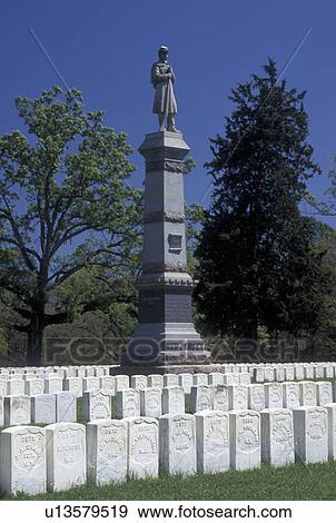 Stock Photo -  Andersonville National Historic Site, GA, Georgia, Civil War, prison, The New Jersey Monument in Andersonville Cemetery at Andersonville Nat'l Historic Site.. Fotosearch