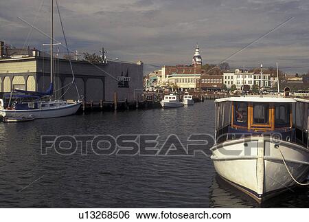 Annapolis, MD, Maryland, Marina at City Dock in Annapolis Harbor on the Chesapeake Bay in Annapolis. View Large Photo Image Stock Photograph - Annapolis, MD, Maryland, Marina at City Dock in Annapolis Harbor on the Chesapeake Bay in Annapolis.. Fotosearch