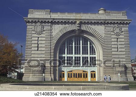 Picture -  Annapolis, US Naval Academy, MD, Navy, Maryland, Sport Hall on the U. S. Naval Academy campus in Annapolis.. Fotosearch