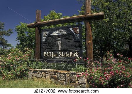 AR, Morrilton, Arkansas, Entrance sign to Petit Jean State Park in Morrilton. View Large Photo Image Stock Image - AR, Morrilton, Arkansas, Entrance sign to Petit Jean State Park in Morrilton.. Fotosearch