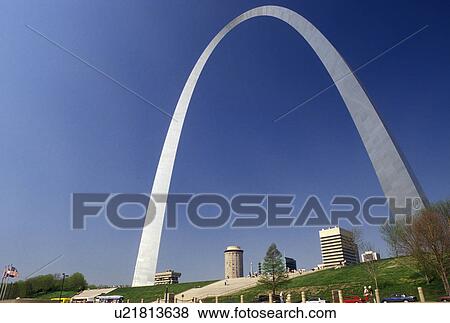 arch, Gateway Arch, St. Louis, MO, Missouri, The Gateway Arch, Jefferson National Expansion Memorial, in Saint Louis. Gateway to the West. View Large Photo Image Stock Photo - arch, Gateway Arch, St. Louis, MO, Missouri, The Gateway Arch, Jefferson National Expansion Memorial, in Saint Louis. Gateway to the West.. Fotosearch
