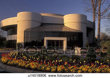 Stock Photograph -  Atlanta, GA, Georgia, Jimmy Carter Presidential Library & Museum at the Carter Presidential Center. Fotosearch