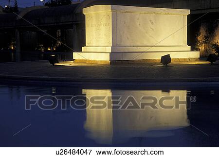 Atlanta, Martin Luther King, GA, MLK, Sweet Auburn, Georgia, Dr. Martin Luther King Jr. 's crypt illuminated in the evening in the reflecting pool at the Martin Luther King Jr. Center for Non-violent Social Change at the Martin Luther King Jr. National Hi View Large Photo Image Stock Photo - Atlanta, Martin Luther King, GA, MLK, Sweet Auburn, Georgia, Dr. Martin Luther King Jr. 's crypt illuminated in the evening in the reflecting pool at the Martin Luther King Jr. Center for Non-violent Social Change at the Martin Luther King Jr. National Hi. Fotosearch