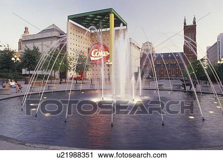 Atlanta, Underground Atlanta, Georgia, GA, Underground Atlanta and World of Coca-Cola in downtown Atlanta. View Large Photo Image Stock Image - Atlanta, Underground Atlanta, Georgia, GA, Underground Atlanta and World of Coca-Cola in downtown Atlanta. . Fotosearch