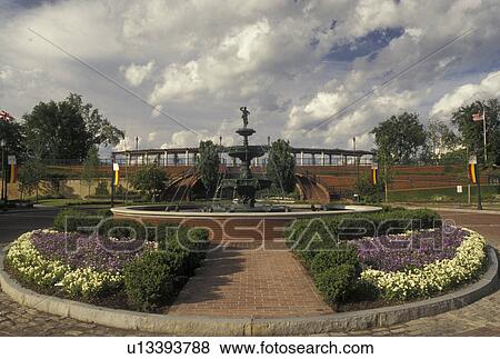 Augusta, GA, Georgia, Fountain and gardens along the Riverwalk in the spring in Augusta. View Large Photo Image Stock Photo - Augusta, GA, Georgia, Fountain and gardens along the Riverwalk in the spring in Augusta.. Fotosearch