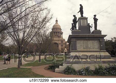 Stock Photo -  Austin, TX, State Capitol, State House, Texas, Texas State Capitol Building and the surrounding capitol grounds in the capital city of Austin.. Fotosearch