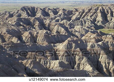 Badlands National Park, SD, South Dakota, Spectacular landscape of rock formations in Badlands Nat'l Park in South Dakota. View Large Photo Image Picture - Badlands National Park, SD, South Dakota, Spectacular landscape of rock formations in Badlands Nat'l Park in South Dakota.. Fotosearch