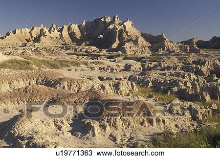 Badlands National Park, SD, South Dakota, Scenic view of rock formations in Badlands Nat'l Park in South Dakota. View Large Photo Image Stock Image - Badlands National Park, SD, South Dakota, Scenic view of rock formations in Badlands Nat'l Park in South Dakota.. Fotosearch