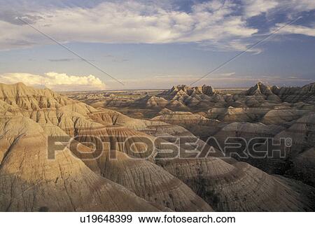 Badlands National Park, SD, South Dakota, Scenic view of rock formations in Badlands Nat'l Park in South Dakota. View Large Photo Image Stock Photo - Badlands National Park, SD, South Dakota, Scenic view of rock formations in Badlands Nat'l Park in South Dakota.. Fotosearch