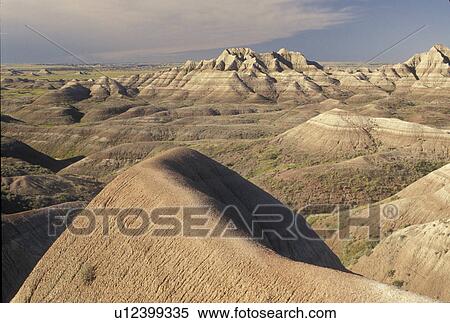 Badlands National Park, SD, South Dakota, Scenic view of rock formations in Badlands Nat'l Park in South Dakota. View Large Photo Image Stock Photography - Badlands National Park, SD, South Dakota, Scenic view of rock formations in Badlands Nat'l Park in South Dakota.. Fotosearch