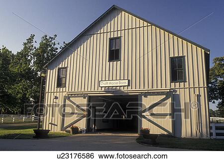 barn, Kentucky Horse Park, Lexington, KY, Kentucky, Draft Horse Barn at the Kentucky Horse Park in Lexington. View Large Photo Image Stock Photograph - barn, Kentucky Horse Park, Lexington, KY, Kentucky, Draft Horse Barn at the Kentucky Horse Park in Lexington.. Fotosearch