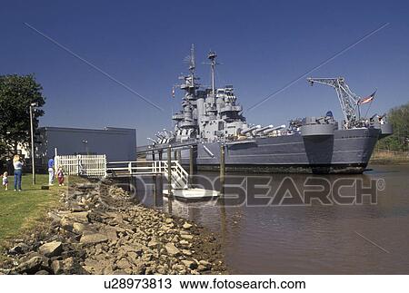 battleship, Wilmington, North Carolina, NC, USS North Carolina Battleship Memorial displayed on the Cape Fear River in Wilmington. View Large Photo Image Stock Image - battleship, Wilmington, North Carolina, NC, USS North Carolina Battleship Memorial displayed on the Cape Fear River in Wilmington.. Fotosearch