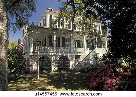 Beaufort, mansion, South Carolina, antebellum, SC, James Robert Verdier House Marshlands in the Historic District in the town of Beaufort in the spring. View Large Photo Image Stock Photography - Beaufort, mansion, South Carolina, antebellum, SC, James Robert Verdier House Marshlands in the Historic District in the town of Beaufort in the spring.. Fotosearch