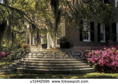 Beaufort, South Carolina, SC, Historic House in the Historic District in the town of Beaufort in the spring. View Large Photo Image Stock Photography - Beaufort, South Carolina, SC, Historic House in the Historic District in the town of Beaufort in the spring.. Fotosearch