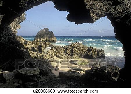 Bermuda, beach, Stonehole Beach, Warwick Parish, Rocky coastline of Stonehole Bay in Warwick Parish in Bermuda. View Large Photo Image Stock Photo - Bermuda, beach, Stonehole Beach, Warwick Parish, Rocky coastline of Stonehole Bay in Warwick Parish in Bermuda. . Fotosearch
