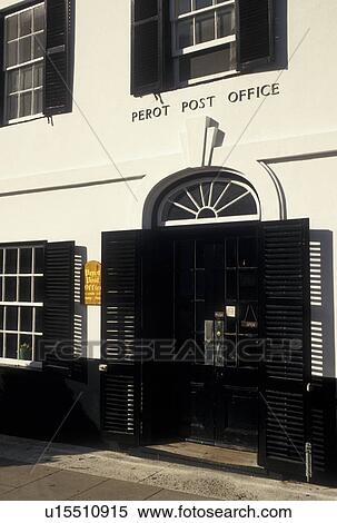 Bermuda, Hamilton, Perot Post Office in the town of Hamilton in Bermuda., View Large Photo Image Stock Photography - Bermuda, Hamilton, Perot Post Office in the town of Hamilton in Bermuda., . Fotosearch