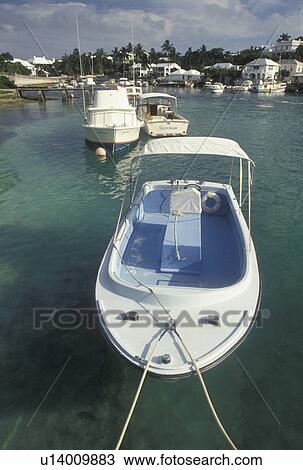 Bermuda, Smith's Parish, Boats buoyed at the marina in Flatt's Inlet in Smith's Parish in Flatts in Bermuda., View Large Photo Image Stock Image - Bermuda, Smith's Parish, Boats buoyed at the marina in Flatt's Inlet in Smith's Parish in Flatts in Bermuda., . Fotosearch