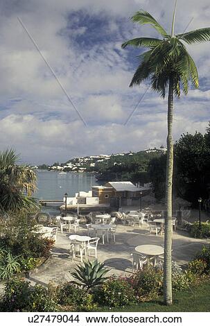 Bermuda, Smith's Parish, Scenic view of Flatt's Inlet from the Palmetto Hotel in Flat's in Smith's Parish in Flatts in Bermuda., View Large Photo Image Picture - Bermuda, Smith's Parish, Scenic view of Flatt's Inlet from the Palmetto Hotel in Flat's in Smith's Parish in Flatts in Bermuda., . Fotosearch