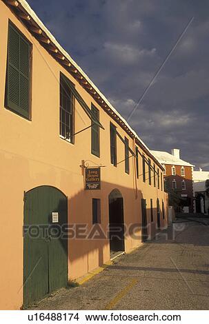 Bermuda, St. George's Parish, Long House Gallery in St George in Bermuda., View Large Photo Image Picture - Bermuda, St. George's Parish, Long House Gallery in St George in Bermuda., . Fotosearch