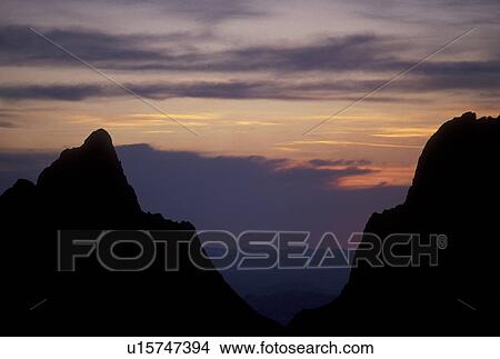 Big Bend National Park, sunset, Texas, TX, Sunset from The Window at Big Bend National Park. View Large Photo Image Picture - Big Bend National Park, sunset, Texas, TX, Sunset from The Window at Big Bend National Park.. Fotosearch