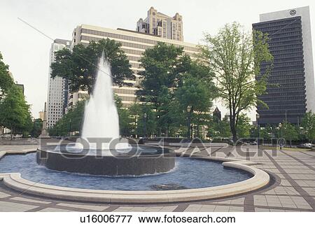Birmingham, AL, Alabama, Fountain at Woodrow Wilson Park in downtown Birmingham. View Large Photo Image Stock Photo - Birmingham, AL, Alabama, Fountain at Woodrow Wilson Park in downtown Birmingham.. Fotosearch