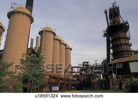 Birmingham, AL, Alabama, Sloss Furnaces National Historical Landmark in Birmingham. View Large Photo Image Picture - Birmingham, AL, Alabama, Sloss Furnaces National Historical Landmark in Birmingham.. Fotosearch