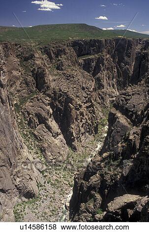 Black Canyon of the Gunnison National Park, CO, Colorado, South Rim, Scenic view of Gunnison River gorge in the Black Canyon of the Gunnison Nat'l Park in Colorado. View Large Photo Image Stock Photo - Black Canyon of the Gunnison National Park, CO, Colorado, South Rim, Scenic view of Gunnison River gorge in the Black Canyon of the Gunnison Nat'l Park in Colorado.. Fotosearch