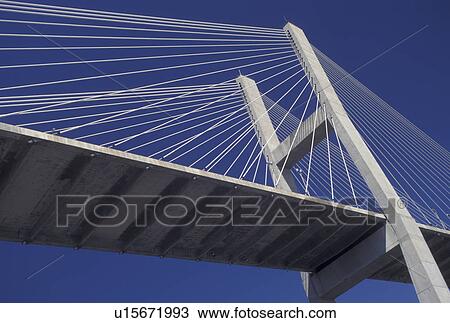 bridge, Savannah, GA, Georgia, Talmadge Memorial Bridge crosses the Savannah River in Savannah. View Large Photo Image Stock Image - bridge, Savannah, GA, Georgia, Talmadge Memorial Bridge crosses the Savannah River in Savannah.. Fotosearch