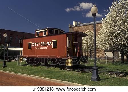 caboose, city park, Selma, Alabama, AL, Little Red Caboose displayed in Lafayette Park in Selma in the spring. View Large Photo Image Stock Photo - caboose, city park, Selma, Alabama, AL, Little Red Caboose displayed in Lafayette Park in Selma in the spring.. Fotosearch