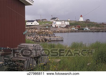 Cape Breton, Cabot Trail, Nova Scotia, NS, Canada, Atlantic Ocean, Scenic view of Neil's Harbor on Cape Breton Island on in Nova Scotia. View Large Photo Image Stock Image - Cape Breton, Cabot Trail, Nova Scotia, NS, Canada, Atlantic Ocean, Scenic view of Neil's Harbor on Cape Breton Island on in Nova Scotia. . Fotosearch