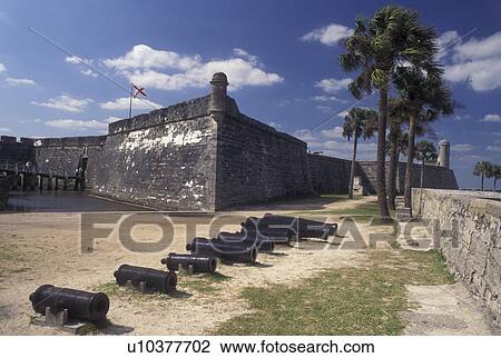 Castillo de San Marcos National Monument, St. Augustine, FL, Florida, Spanish fortress, Castillo de San Marcos Nat'l Monument, the oldest masonry fort in the United States, in the Old City of Saint Augustine. View Large Photo Image Stock Image - Castillo de San Marcos National Monument, St. Augustine, FL, Florida, Spanish fortress, Castillo de San Marcos Nat'l Monument, the oldest masonry fort in the United States, in the Old City of Saint Augustine.. Fotosearch