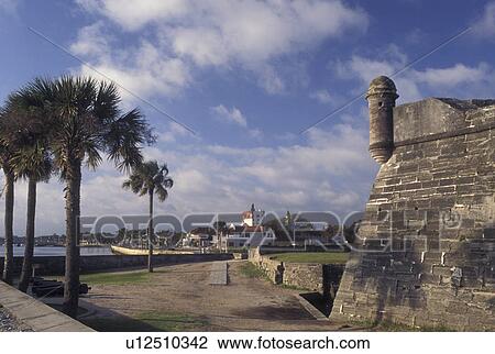 Castillo de San Marcos National Monument, St. Augustine, FL, Florida, Spanish fortress, Castillo de San Marcos Nat'l Monument, the oldest masonry fort in the United States, in the Old City of Saint Augustine. View Large Photo Image Stock Image - Castillo de San Marcos National Monument, St. Augustine, FL, Florida, Spanish fortress, Castillo de San Marcos Nat'l Monument, the oldest masonry fort in the United States, in the Old City of Saint Augustine.. Fotosearch