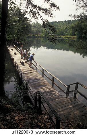 Chattahoochee National Forest, GA, Georgia, Family fishing off a dock on Lake Tallulah in the Chattahoochee National Forest in North Georgia. View Large Photo Image Stock Image - Chattahoochee National Forest, GA, Georgia, Family fishing off a dock on Lake Tallulah in the Chattahoochee National Forest in North Georgia.. Fotosearch