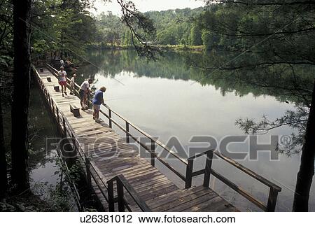 Chattahoochee National Forest, GA, Georgia, Family fishing off a dock on Lake Tallulah in the Chattahoochee National Forest in North Georgia. View Large Photo Image Stock Image - Chattahoochee National Forest, GA, Georgia, Family fishing off a dock on Lake Tallulah in the Chattahoochee National Forest in North Georgia.. Fotosearch