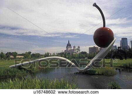 Cherry Spoon Minneapolis Skyline Mn Twin Cities Minnesota