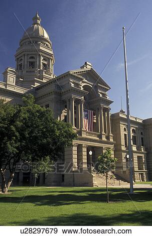 Cheyenne, WY, State Capitol, State House, Wyoming, The Wyoming State Capitol Building in the capital city of Cheyenne. View Large Photo Image Stock Photo - Cheyenne, WY, State Capitol, State House, Wyoming, The Wyoming State Capitol Building in the capital city of Cheyenne.. Fotosearch