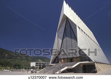 church, air force, Colorado Springs, CO, Colorado, The Chapel at the U. S. Air Force Academy in Colorado Springs. View Large Photo Image Stock Photo - church, air force, Colorado Springs, CO, Colorado, The Chapel at the U. S. Air Force Academy in Colorado Springs.. Fotosearch