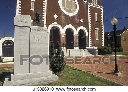 church, civil rights, Selma, Alabama, AL, Bust of Martin Luther King Jr. outside Brown Chapel AME Church in Selma in the spring. View Large Photo Image Stock Image - church, civil rights, Selma, Alabama, AL, Bust of Martin Luther King Jr. outside Brown Chapel AME Church in Selma in the spring.. Fotosearch