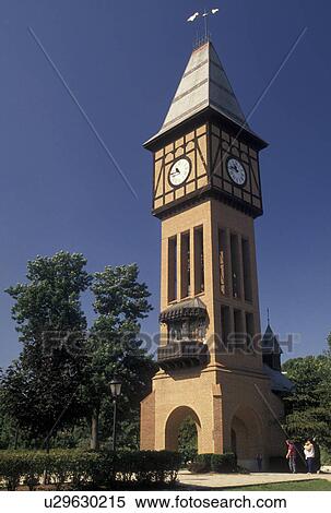 clock tower, bell tower, Covington, KY, Kentucky, Cincinnati, Carroll Chimes Bell Tower, a 43-bell carillon in a German Gothic clock tower, in Goebel Park in MainStrasse Old World Village of Covington View Large Photo Image Stock Photography - clock tower, bell tower, Covington, KY, Kentucky, Cincinnati, Carroll Chimes Bell Tower, a 43-bell carillon in a German Gothic clock tower, in Goebel Park in MainStrasse Old World Village of Covington. Fotosearch