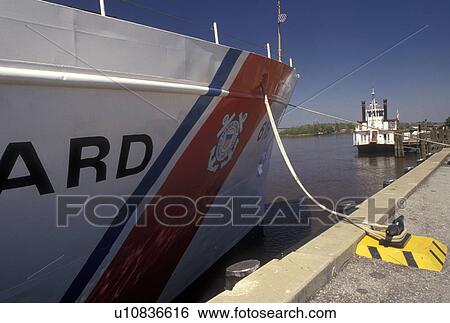 coast guard, Wilmington, North Carolina, NC, Coast Guard Boat docked at River Front Park along the Cape Fear River in Wilmington. View Large Photo Image Stock Photograph - coast guard, Wilmington, North Carolina, NC, Coast Guard Boat docked at River Front Park along the Cape Fear River in Wilmington.. Fotosearch