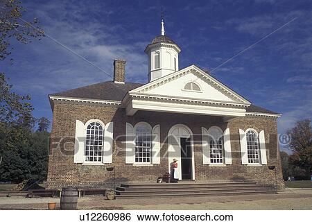Colonial Williamsburg, VA, Virginia, Williamsburg, Courthouse at Market Square in the 18th century village of Colonial Williamsburg in Colonial Williamsburg Historic Area. View Large Photo Image Stock Photograph - Colonial Williamsburg, VA, Virginia, Williamsburg, Courthouse at Market Square in the 18th century village of Colonial Williamsburg in Colonial Williamsburg Historic Area.. Fotosearch