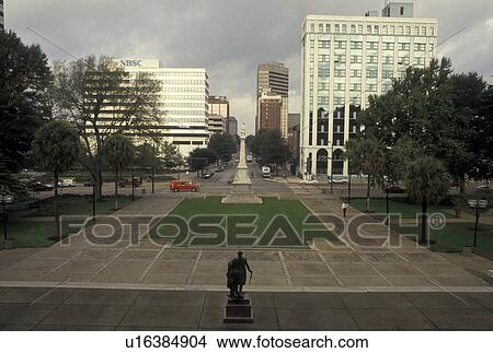 Columbia, SC, South Carolina, View of downtown Columbia from the State House. View Large Photo Image Picture - Columbia, SC, South Carolina, View of downtown Columbia from the State House.. Fotosearch