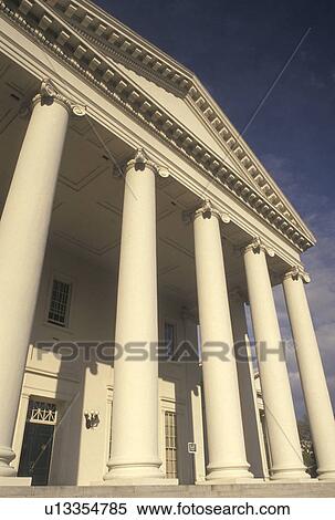 columns, State Capitol, Richmond, Virginia, VA, The Virginia State Capitol in the capital city of Richmond. View Large Photo Image Stock Photography - columns, State Capitol, Richmond, Virginia, VA, The Virginia State Capitol in the capital city of Richmond.. Fotosearch