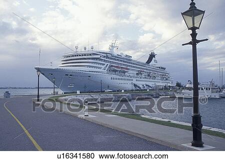 cruise ship, Bermuda, The West End, Sandy's Parish, Royal Princess docked at the Cruise Ship Terminal at the Royal Naval Dockyard at the end of Ireland Island in Sandy's Parish in Bermuda. View Large Photo Image Stock Image - cruise ship, Bermuda, The West End, Sandy's Parish, Royal Princess docked at the Cruise Ship Terminal at the Royal Naval Dockyard at the end of Ireland Island in Sandy's Parish in Bermuda. . Fotosearch