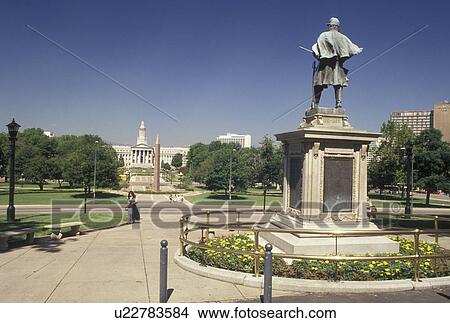 Denver, CO, Colorado, Monument at Civic Center Park in downtown Denver. View Large Photo Image Picture - Denver, CO, Colorado, Monument at Civic Center Park in downtown Denver.. Fotosearch