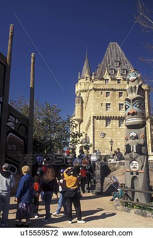 Stock Image -  Disney World, Canada, Orlando, Florida, FL, World Showcase, Epcot, Lake Buena Vista, Canada presented at World Showcase at Epcot Center in Walt Disney World in Lake Buena Vista. . Fotosearch