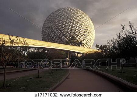 Disney World, Orlando, FL, Epcot, Lake Buena Vista, Florida, Spaceship Earth in Epcot Center at Walt Disney World in Lake Buena Vista. View Large Photo Image Stock Image - Disney World, Orlando, FL, Epcot, Lake Buena Vista, Florida, Spaceship Earth in Epcot Center at Walt Disney World in Lake Buena Vista. . Fotosearch